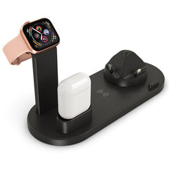 Wireless charging base iWatch three-in-one bracket for Apple mobile phone headset Watch 10W wireless charging