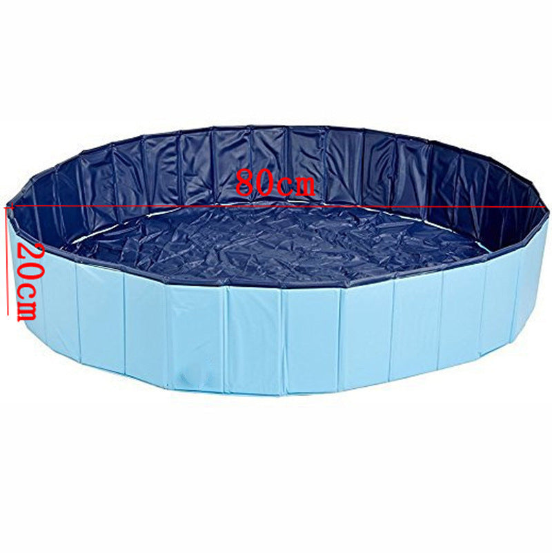 Pet Inflatable Bathtub PVC Composite Cloth Bathtub Pet Pool Collapsible Pool