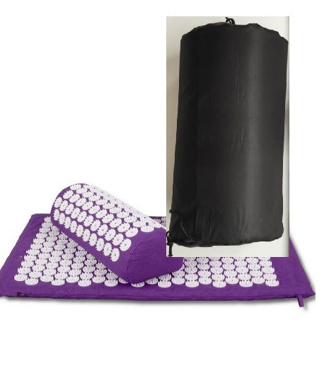 Yoga Massage Pads with Large Touchpoints for Better Neck Back and Foot Massage Household Massage Pillows in Purple Color